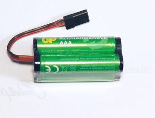 Sada 800mAh/4,8V cube AAA