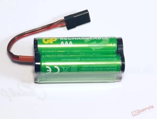 Sada 800mAh/4,8V cube AAA